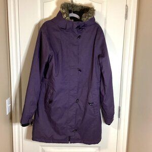 McKinley Aquamax 3.3 Women's Purple Warm Winter Coat Size L Waterproof